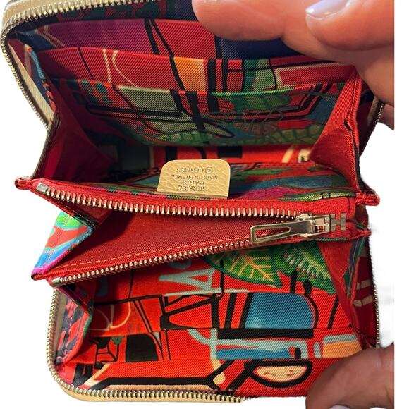 Hermes Silk'In Compact Epsom Calfskin Wallet Preowned - Picture 3 of 16